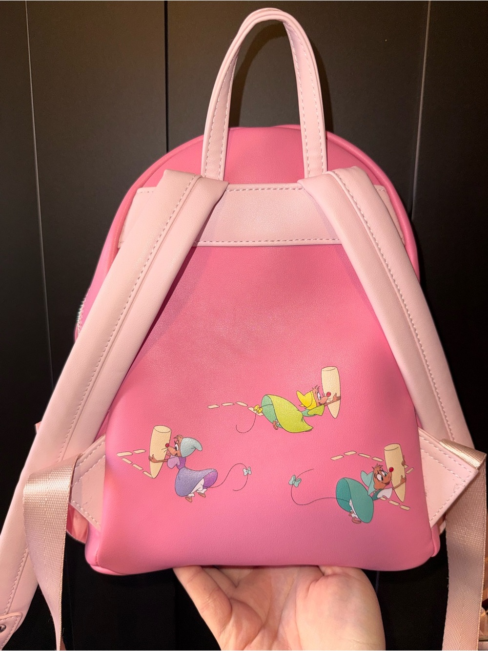 Loungefly Pink Cinderella Storybook Mini Backpack - Picture 3 of 7